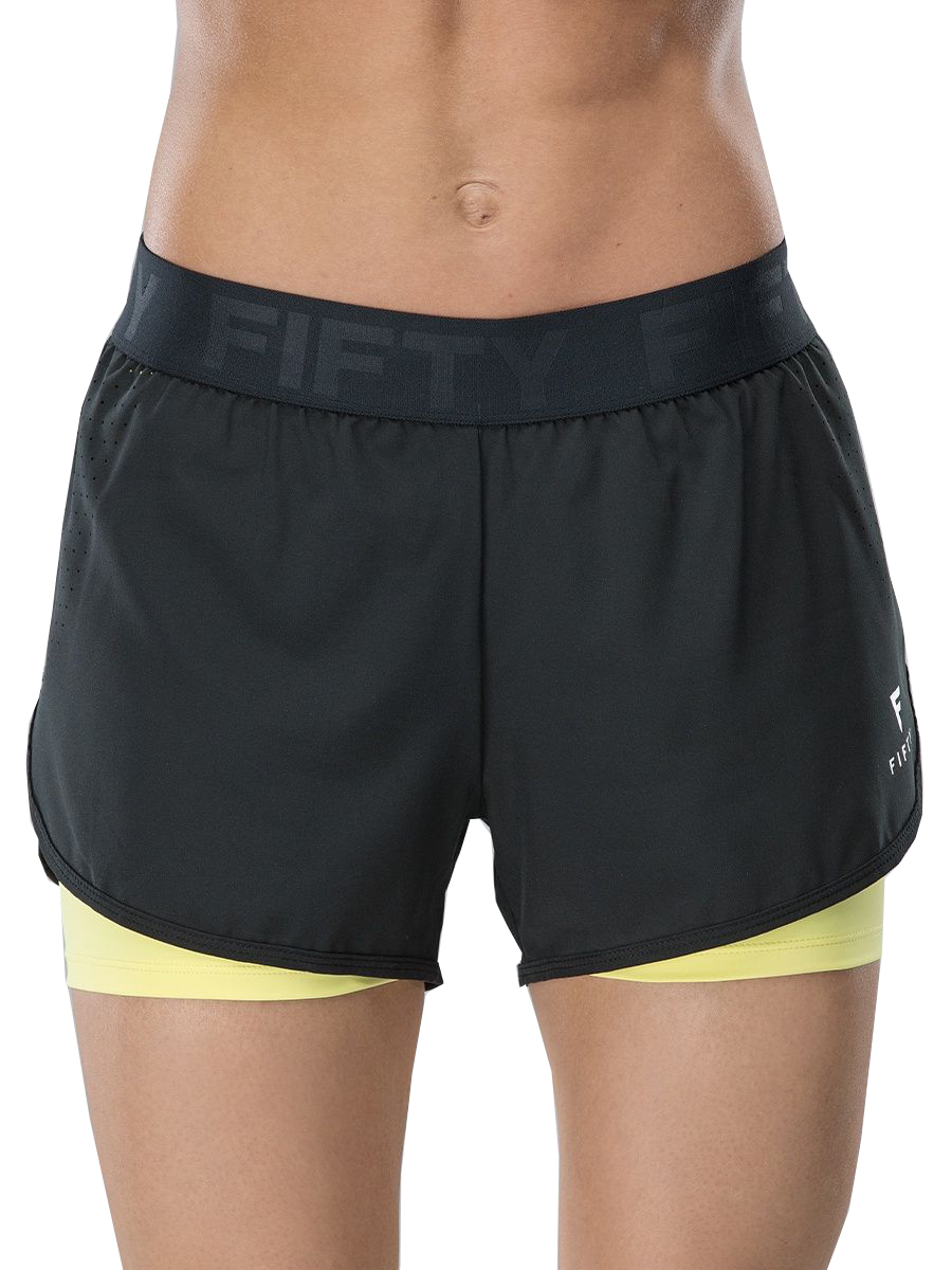 

Спортивные шорты женские Fifty FA-WS-0103 черные L, FA-WS-0103