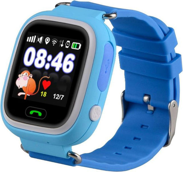 фото Детские смарт-часы nobrand smart baby watch q80 blue/blue