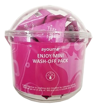 фото Маска для лица ayoume enjoy mini wash-off pack 3гр*30