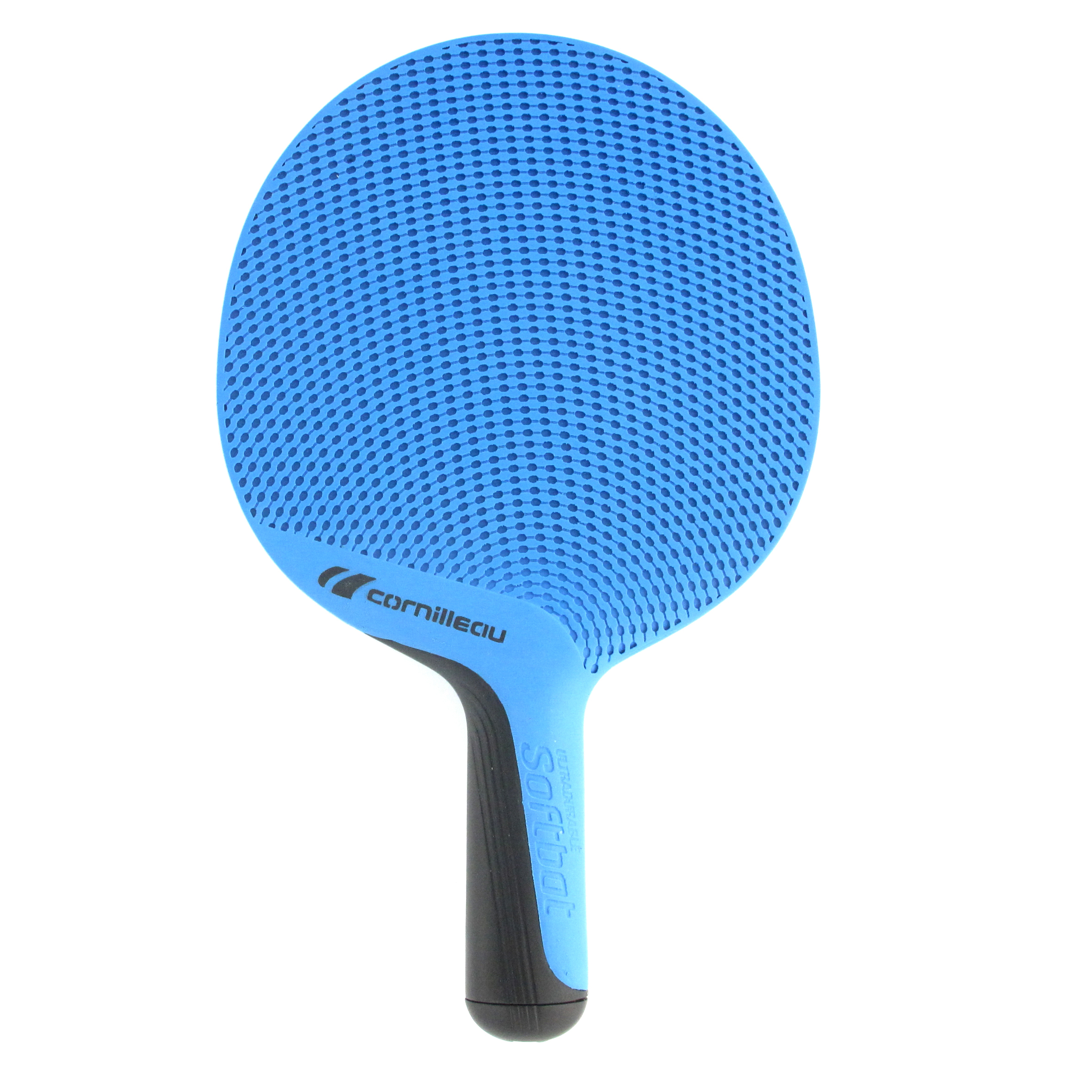 фото Ракетка для настольного тенниса cornilleau softbat, прямая ручка, синяя
