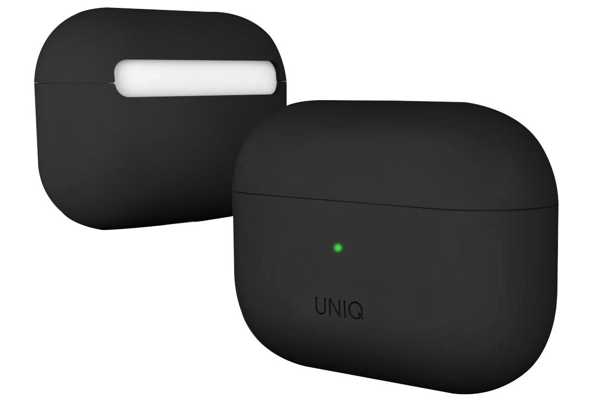 фото Чехол uniq lino hybrid liquid silicon для airpods pro ink black