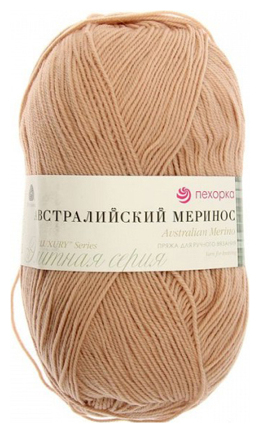 

Пряжа Пехорка 1191484 Австралийский меринос 337 лама, Бежевый, Австралийский меринос