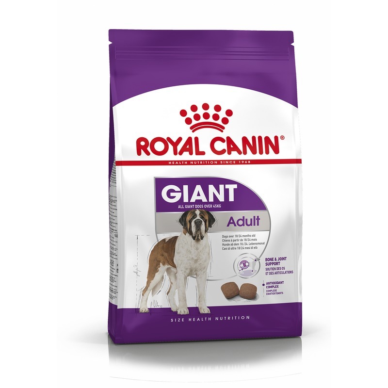 фото Сухой корм для собак royal canin adult giant, птица, 4кг