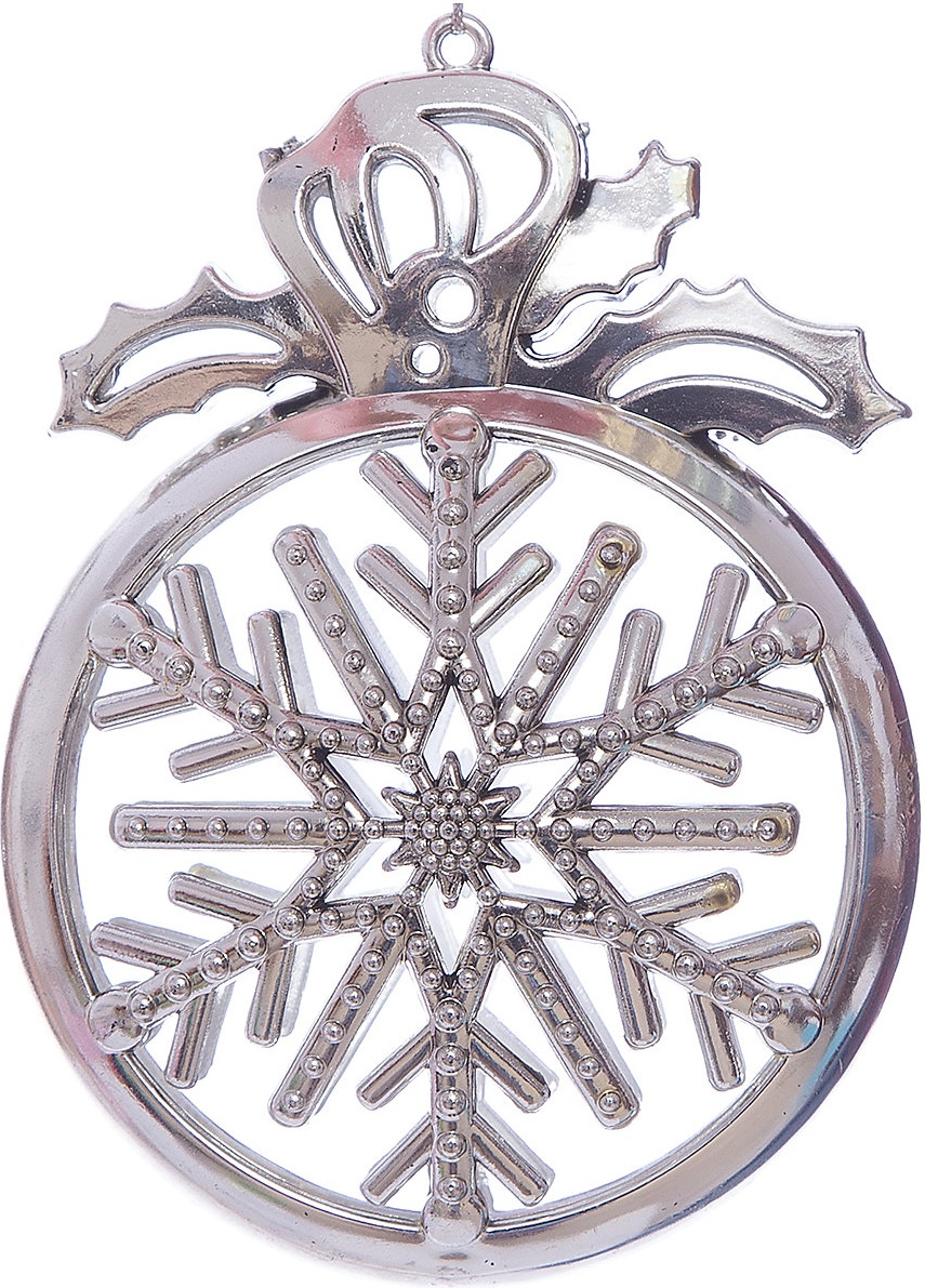 

Елочная игрушка Marko Ferenzo Classic silver 50597 11 см 1 шт., Classic silver