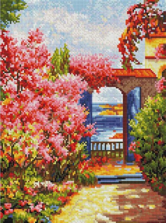 

Алмазная вышивка Белоснежка Летнее спокойствие, 30x40 см, Летнее спокойствие