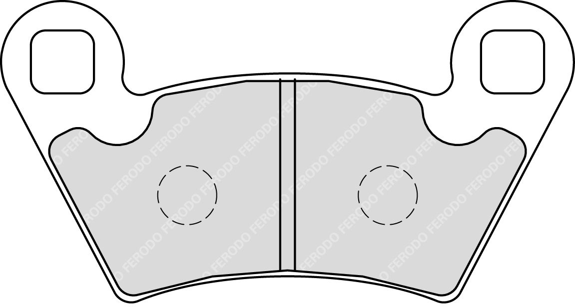 фото Тормозные колодки задние ferodo fdb2236sg для мотоциклов