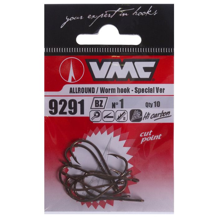 Рыболовные крючки VMC 9291 Bz №14, 10 шт.