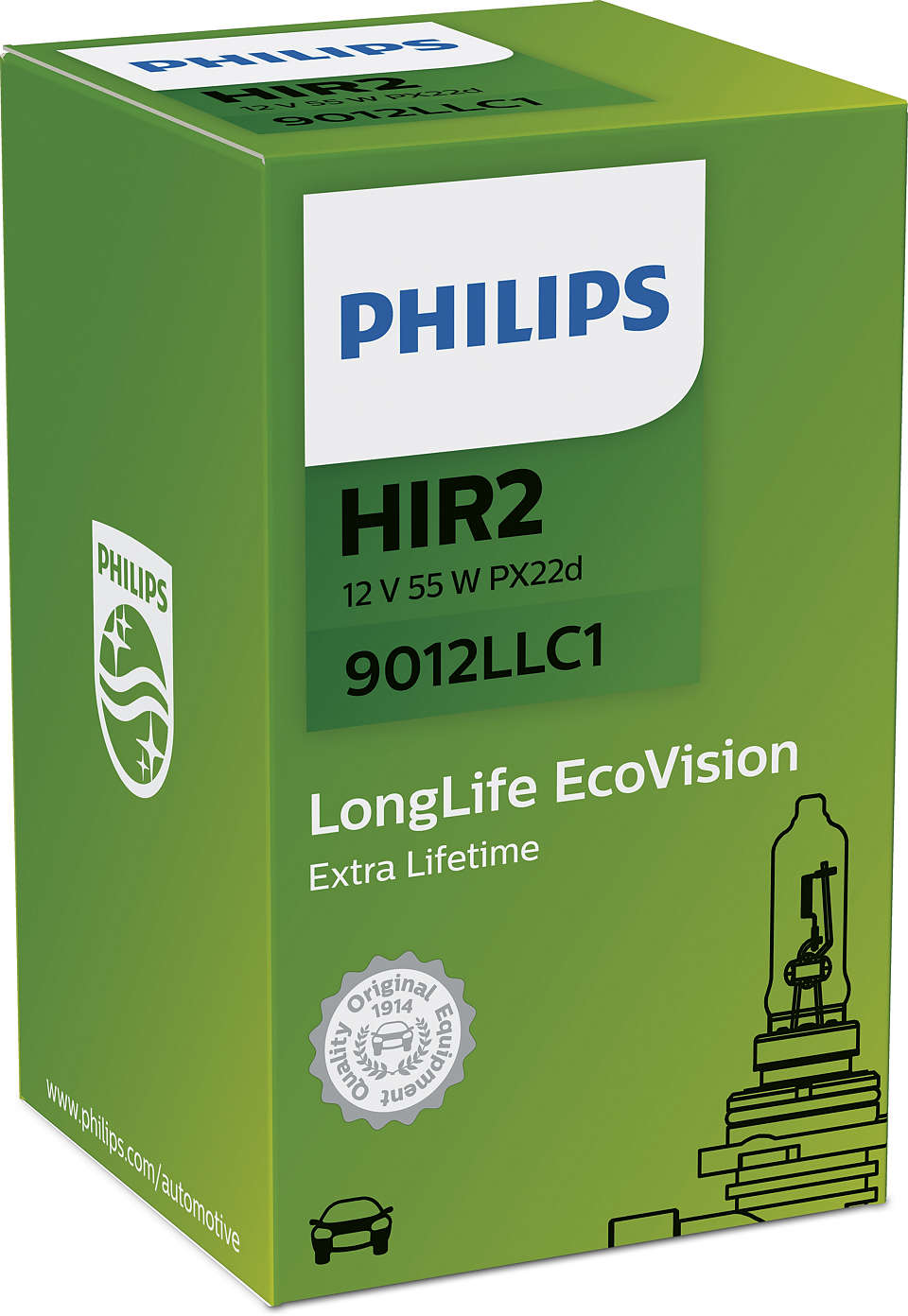 Лампа  Hir2 9012 Ll 12v 55w Px22d Philips арт. 9012ll