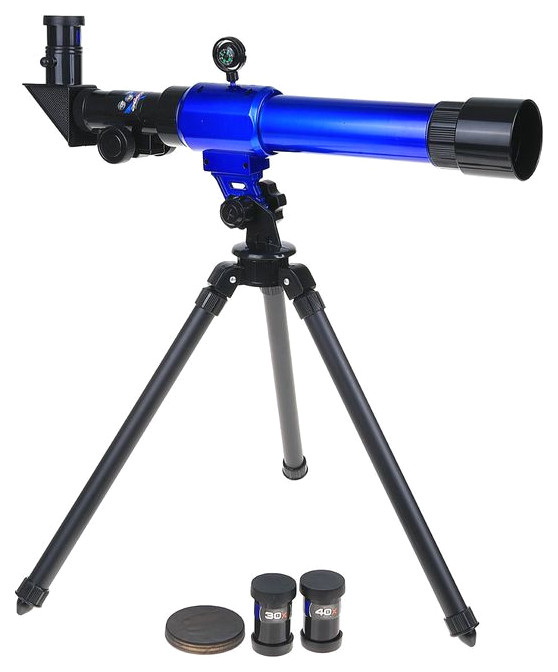 Телескоп настольный Sima-Land синий х20х30х40