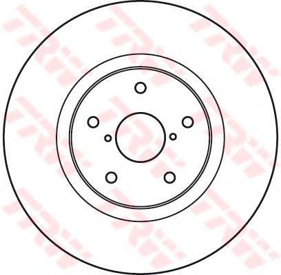фото Тормозной диск trw/lucas df4930s