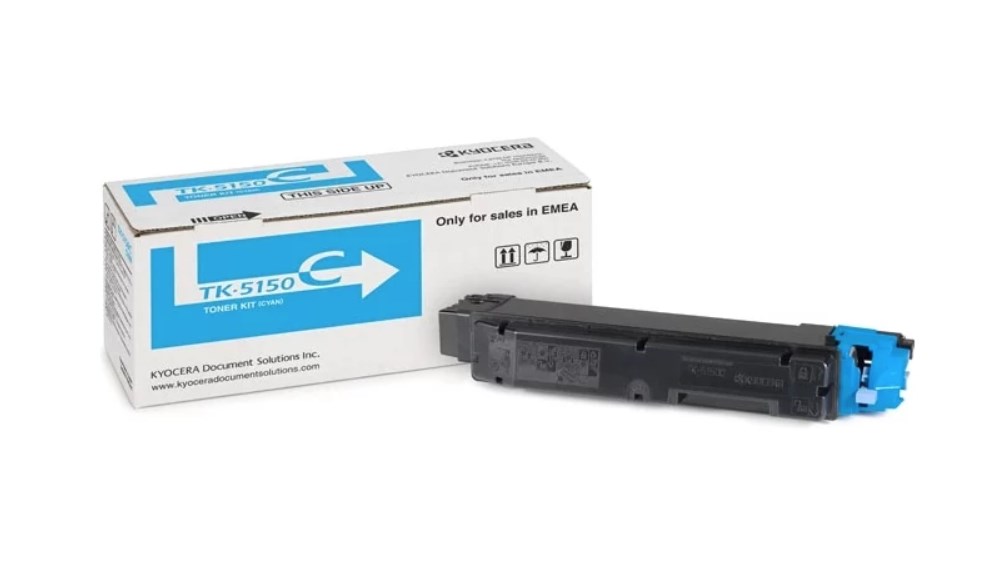 Картридж для лазерного принтера Kyocera TK-5150C, голубой, оригинал