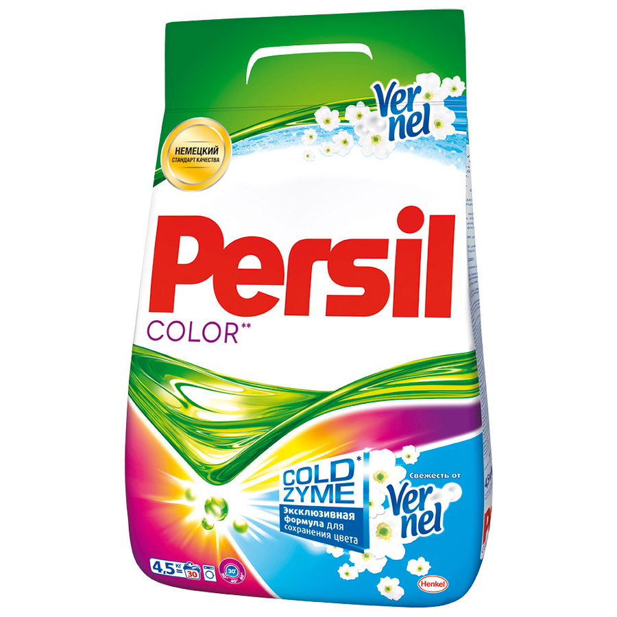 фото Стиральный порошок persil color expert жемчужины свежего аромата универсальный 4.5 кг