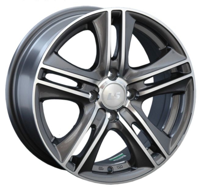 

Колесный диск LS R14 6J PCD4x108 ET37.5 D73.1 WHS047561, Серебристый;серый