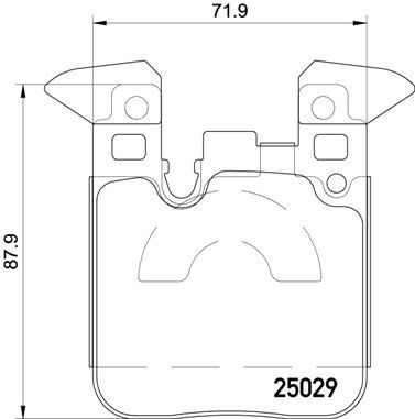 фото Комплект тормозных колодок brembo p06087