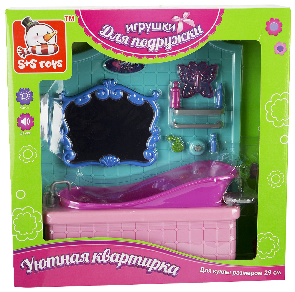 

Мебель для кукол S+S Toys Ванная комната ES-2908