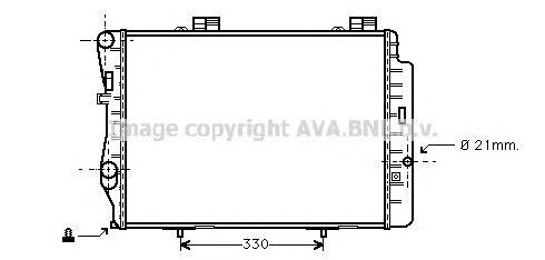 

Радиатор Ava MS2212