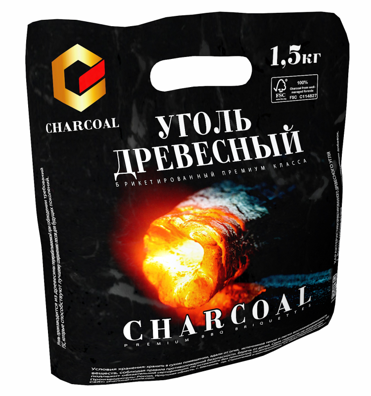 фото Брикеты для гриля charcoal 1,5 кг