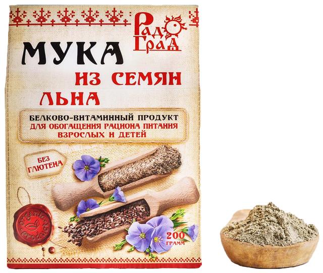 Мука Радоград из семян льна 200 г 468₽