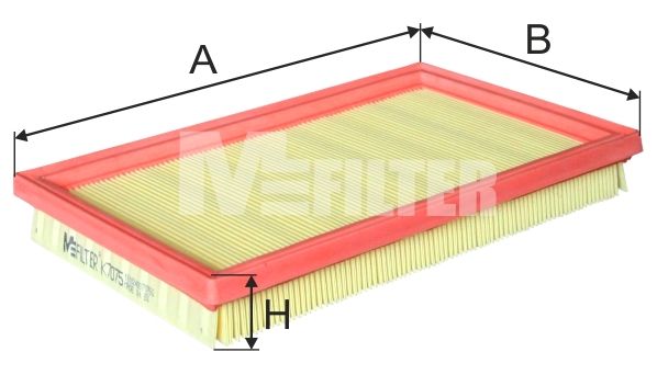 

Фильтр воздушный MFILTER K 7075