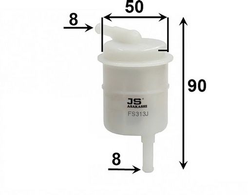 фото Фильтр топливный js asakashi fs313j