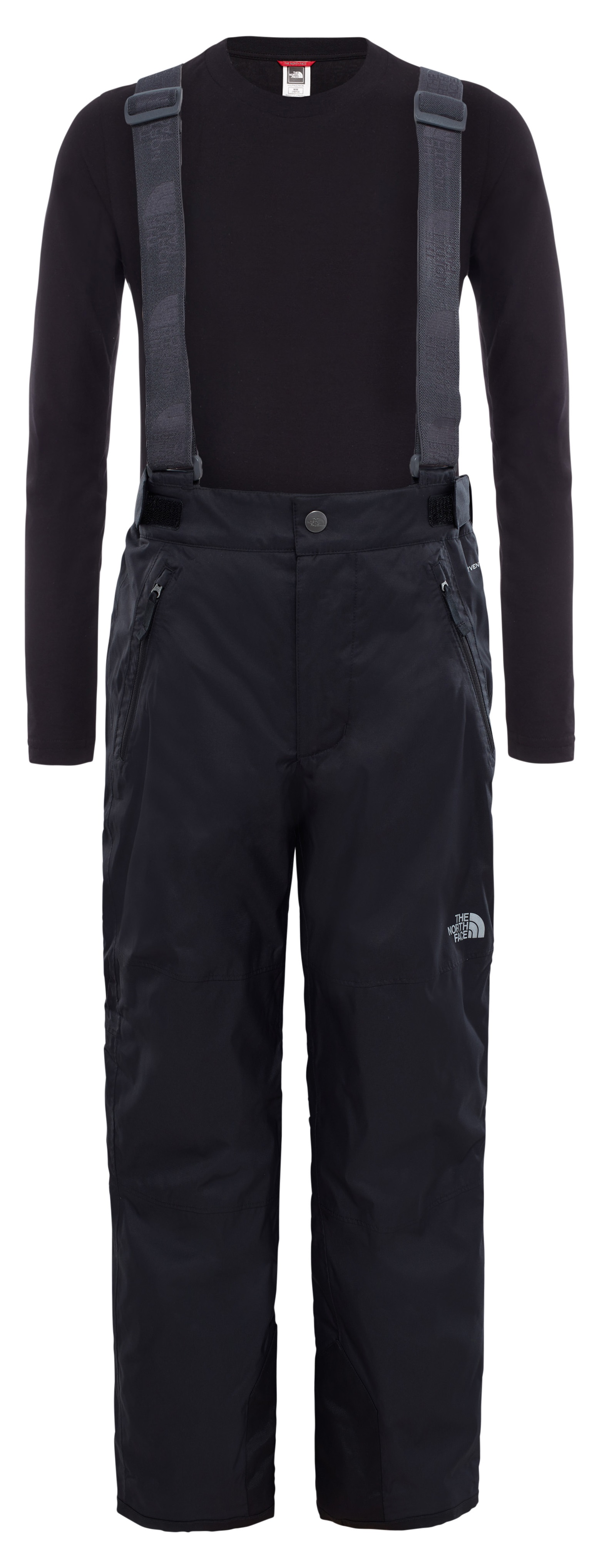 фото Брюки the north face youth snowquest suspender plus детские черные s