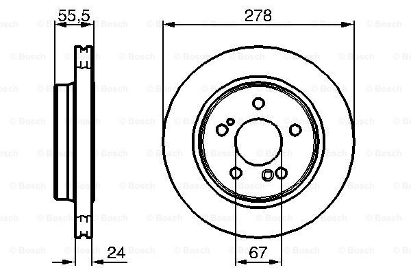 фото Тормозной диск bosch 0986479133