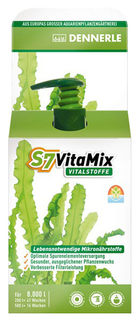 

Удобрение для аквариумных растений Dennerle S7 VitaMix 250 мл, S7 VitaMix