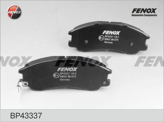 

Комплект тормозных колодк FENOX BP43337