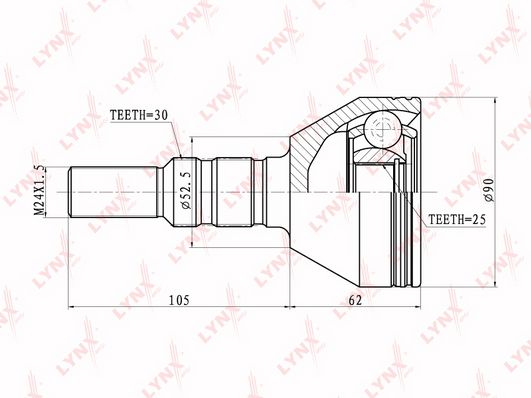 

Шрус LYNXauto CO-5909