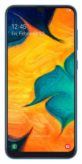 фото Смартфон samsung galaxy a30 (2019) 2/32gb blue (sm-a305fzbuser)