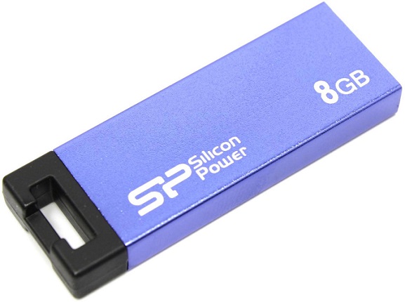 Флешка Silicon Power Touch 835 8ГБ Blue (SP008GBUF2835V1B)