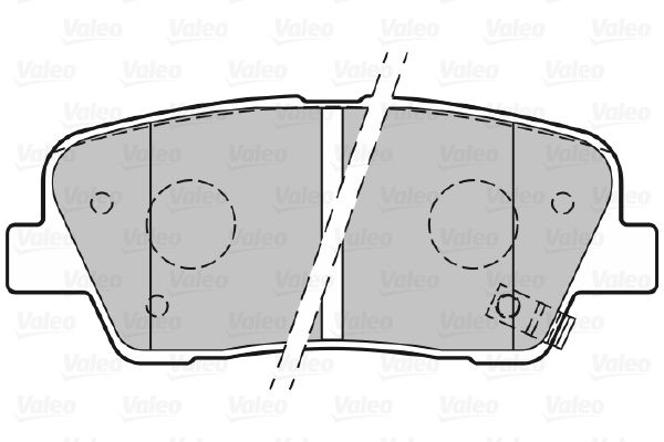 

Тормозные колодки Valeo дисковые 301134