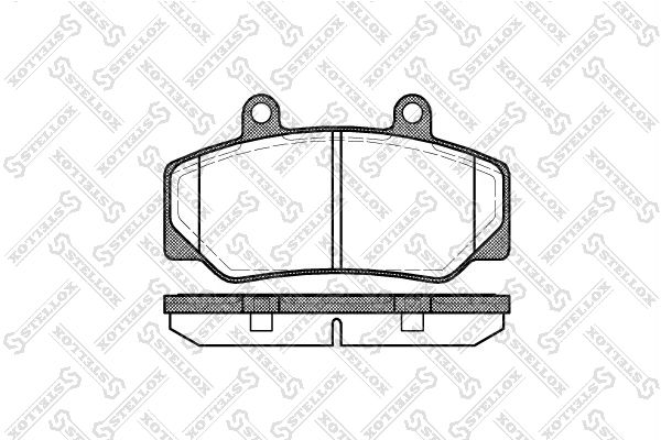 

Тормозные колодки Stellox дисковые 187020SX