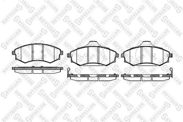 

Тормозные колодки Stellox дисковые 329092SX