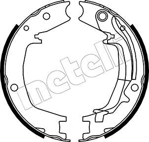 

Тормозные колодки METELLI стояночного тормоза 530179Y