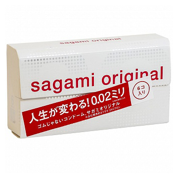 Купить Презервативы Sagami Original 002 полиуретановые 6 шт., прозрачный