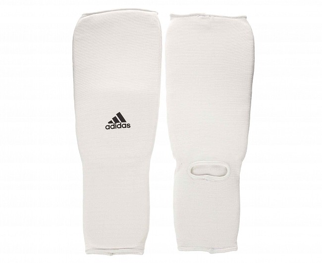 фото Защита голени и стопы adidas shin and step pad белая xs