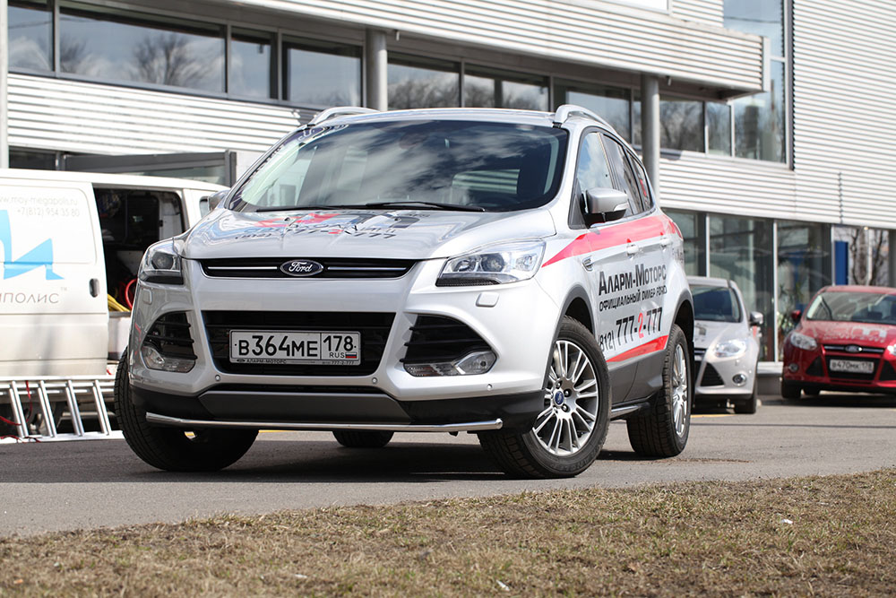 фото Защита для бампера передняя труба souz-96 для ford kuga от 2013