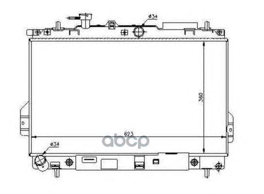 фото Радиатор системы охлаждения nrf 53363