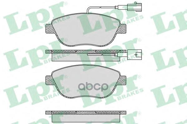 

Тормозные колодки Lpr 05P720