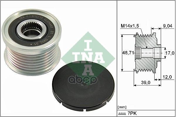 

Шкив генератора Ina 535027510