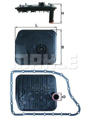 фото Фильтр акпп mahle hx153d mahle/knecht