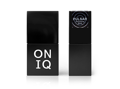 

Гель-лак Oniq 157 Pulsar: Glimmering Black, 10 мл