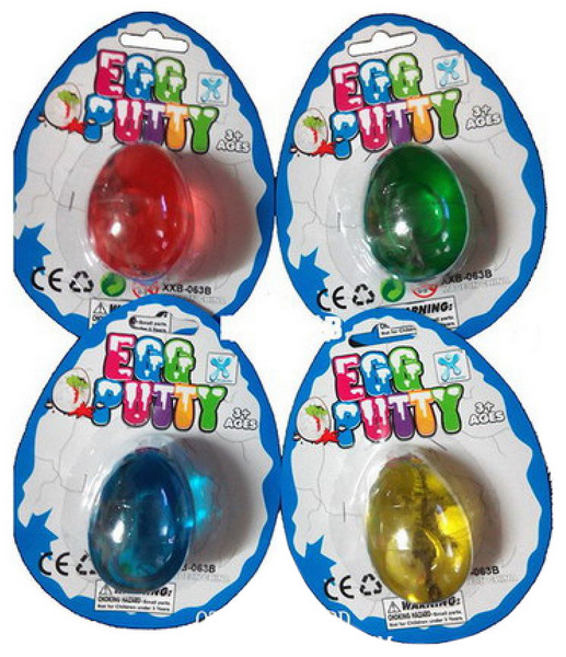 Лизун JUNFA Egg putty XXB-063B, в ассортименте