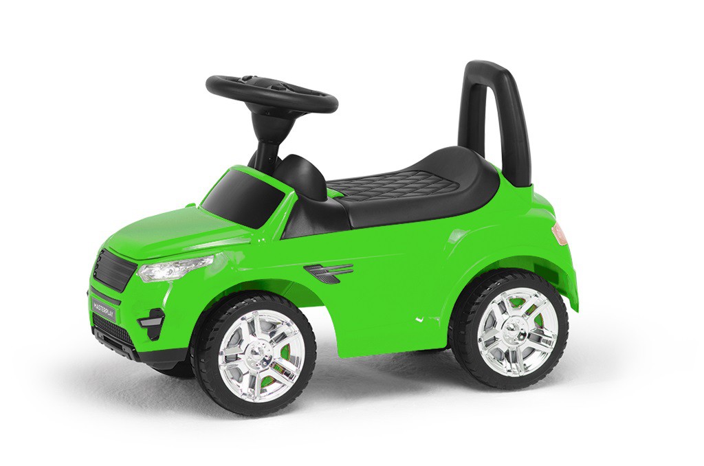 

Детская машинка-каталка Colorplast Range Rover без музыки салатовый