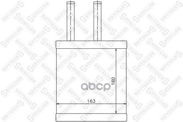фото Радиатор печки stellox 1035106sx