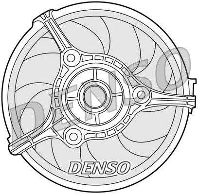 

Вентилятор охлаждения двигателя DENSO DER02002