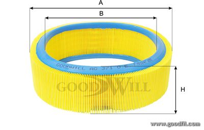 Фильтр воздушный GOODWILL AG 371