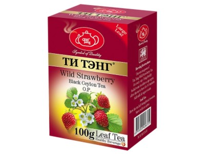 Чай весовой черный Ти Тэнг Wild Strawberry O.P. 100 г