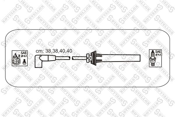 Комплект проводов зажигания STELLOX 10-38520-SX